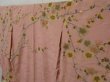 Photo2: 1327T01z970 Vintage Japanese Kimono Silk TSUKESAGE Pink Plum tree (2)