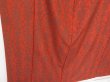 Photo3: 1313T10z930 Japanese Kimono Silk KOMON Red-Brown (3)