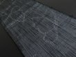 Photo2: 4H09z40 Japanese Kimono Silk  FABRIC Dark gray Butterfly 84.3" (2)