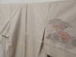 Photo2: 1418T04z940 Japanese Kimono Silk TSUKESAGE Smoky white Flower Embroidery (2)