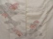 Photo7: 1418T04z940 Japanese Kimono Silk TSUKESAGE Smoky white Flower Embroidery (7)