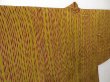 Photo2: 0802T03z400 Vintage Japanese Kimono Silk HAORI Ochre (2)