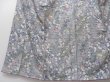 Photo4: 1509T08z900 Japanese Kimono Silk KOMON Lavender gray Flowers (4)