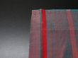 Photo6: 2W02z30 Vintage Japanese Kimono Silk MEISEN FABRIC Cyan, Red   52" (6)