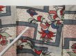 Photo8: 1614T06z530 Vintage Japanese Kimono Silk MEISEN KOMON Light gray Flower (8)