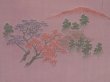 Photo5: 0526i08z520 Vintage Japanese Kimono Silk HAORI Lavender pink Kyoto Scenery (5)