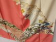 Photo4: 0616T08z880 Vintage Japanese Kimono Silk HOUMONGI Sand beige Yukiwashibakusa (4)