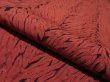 Photo4: 3R01z50 Japanese Kimono Silk  FABRIC Poppy red Shibori dyeing 36.2" (4)