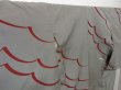 Photo2: 0811T08z1040 Vintage Japanese Kimono Silk OMESHI KOMON Gray Cloud (2)