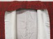 Photo7: 1313T10z930 Japanese Kimono Silk KOMON Red-Brown (7)