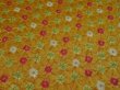 Photo2: 1Y04z80 Japanese Kimono Silk  FABRIC Yellow-Orange Shibori dyeing 61.4" (2)