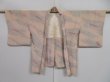 Photo7: 1203i05z600 Vintage Japanese Kimono Silk HAORI Light pink Cloud (7)