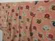 Photo2: 0928T02z1030 Vintage Japanese Kimono Silk RYUKYU BINGATA KOMON Dark red (2)