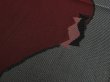 Photo3: 3A06z90 Vintage Japanese Kimono Silk  FABRIC Black, Dark red   62.2" (3)