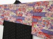 Photo10: 1215T02z400 Vintage Japanese Kimono Silk HAORI Black (10)