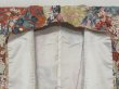 Photo7: 1602T05z930 Japanese Kimono Silk KOMON Orange-Brown Flowers (7)