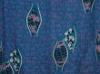 Photo5: 1005i09z690 Antique Japanese Kimono Silk KOMON Light blue Flowers (5)