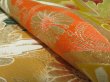 Photo6: 1D04z270 Vintage Japanese Kimono Silk OBI FABRIC  Pine 79.5" (6)