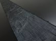 Photo1: 4H09z40 Japanese Kimono Silk  FABRIC Dark gray Butterfly 84.3" (1)