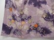 Photo5: 0928T04z780 Vintage Japanese Kimono Silk HOUMONGI Light purple Sakura Tree (5)