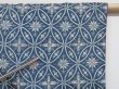 Photo8: 0930i03z840 Vintage Japanese Kimono Silk OMESHI KOMON Blue-Gray Shippo (8)