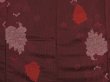 Photo5: 1314i01z860 Vintage Japanese Kimono Silk KOMON Black Pinecone (5)