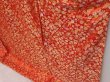 Photo4: 1027N01z1860 Vintage Japanese Kimono Silk UCHIKAKE Orangered Chrysanthemum (4)