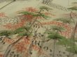 Photo5: 4G01z110 Japanese Kimono Silk  FABRIC Pink Japanese palace 43.3" (5)