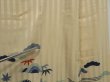 Photo10: 0812i03z820 Vintage Japanese Kimono Silk TSUKESAGE Light beige Garden (10)