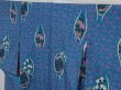 Photo2: 1005i09z690 Antique Japanese Kimono Silk KOMON Light blue Flowers (2)