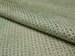 Photo4: 1B04z80 Japanese Kimono Silk  FABRIC Light green Shibori dyeing 63.8" (4)