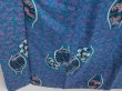 Photo3: 1005i09z690 Antique Japanese Kimono Silk KOMON Light blue Flowers (3)