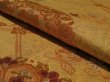 Photo6: 1A01z180 Japanese Kimono Silk OBI FABRIC Gold Flower 51.2" (6)