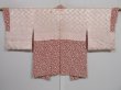 Photo8: 1208i03z600 Vintage Japanese Kimono Silk HAORI Light pink Ivy (8)