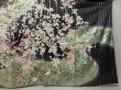 Photo5: 0819T05z1230 Japanese Kimono Silk FURISODE Black Weeping plum (5)