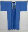 Photo5: 0223N02z420 Japanese Kimono Synthetic Men's JUBAN Light blue Hawk Length 57.9" (5)