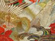 Photo8: 2213T01z1100 Vintage Japanese Kimono Silk FURISODE Bird Off-white (8)