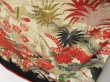 Photo4: 2228T01z1590 Vintage Japanese Kimono Silk FURISODE Bird Off-white (4)