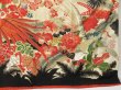 Photo6: 2228T01z1590 Vintage Japanese Kimono Silk FURISODE Bird Off-white (6)