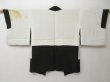 Photo6: 2301T02z550 Vintage Japanese Kimono Silk HAORI Grove Black (6)