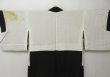 Photo8: 2301T02z550 Vintage Japanese Kimono Silk HAORI Grove Black (8)