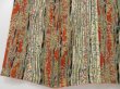 Photo4: 2301T03z660 Vintage Japanese Kimono Silk KOMON Branch Orange-Brown (4)