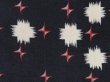 Photo6: 2322T08z640 Vintage Japanese Kimono Silk KOMON  Dark navy (6)