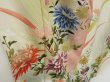 Photo3: 2323T01z890 Vintage Japanese Kimono Silk TSUKESAGE Chrysanthemum Sand beige (3)