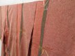 Photo2: 2323T06z810 Vintage Japanese Kimono Silk KOMON Bamboo Red (2)