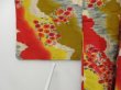 Photo7: 2323T08z500 Vintage Japanese Kimono Silk MEISEN HAORI Flower Red (7)