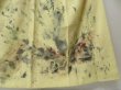 Photo7: 2328T01z950 Vintage Japanese Kimono Silk HOUMONGI Hand Painted Mountain (7)