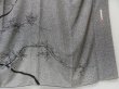 Photo6: 2330T07z1030  Japanese Kimono Silk Artist work TSUKESAGE Branch Black (6)