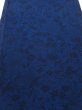 Photo1: 4H02z70  Japanese Kimono Crepe Silk  FABRIC Flowers Indigo 41.7x13.8 (1)