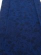 Photo1: 4H03z110  Japanese Kimono Crepe Silk  FABRIC Flowers Indigo 65.4x13.8 (1)